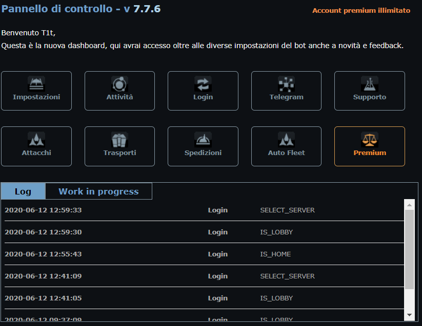 Control panel